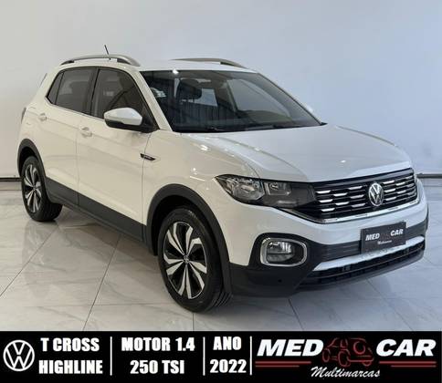 VOLKSWAGEN T-CROSS 1.4 250 TSI TOTAL FLEX HIGHLINE AUTOMÁTICO VOLKSWAGEN T-CROSS 1.4 250 TSI TOTAL FLEX HIGHLINE AUTOMÁTICO